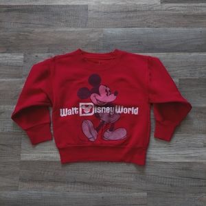 Disneyland Resort Walt Disney World Mickey Mouse Crewneck Sweatshirt XS